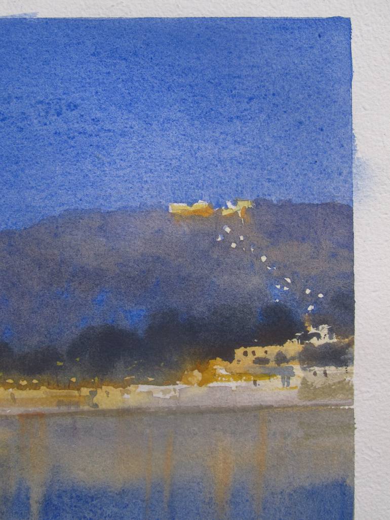 Original Realism Landscape Painting by Bhargavkumar Kulkarni