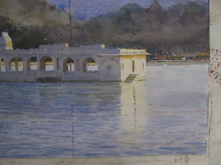 Original Realism Landscape Painting by Bhargavkumar Kulkarni