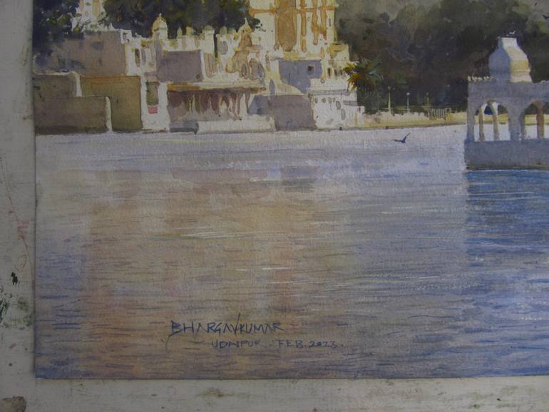 Original Realism Landscape Painting by Bhargavkumar Kulkarni