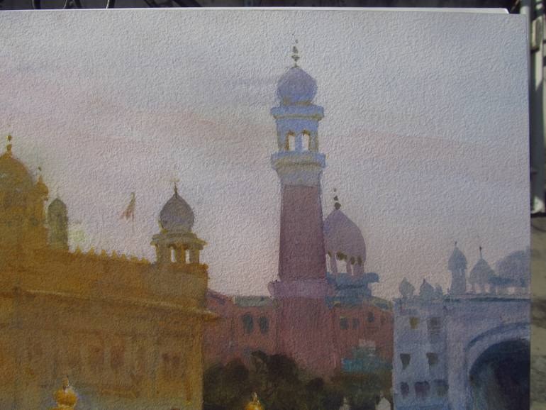 Original Impressionism Landscape Painting by Bhargavkumar Kulkarni