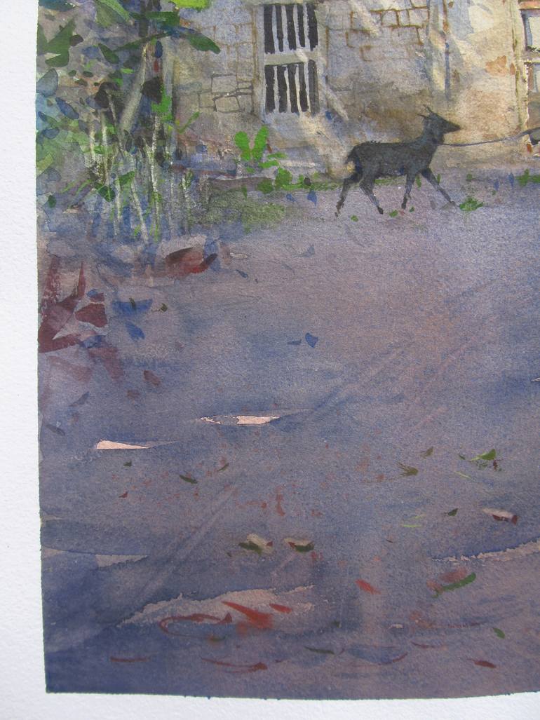Original Realism Landscape Painting by Bhargavkumar Kulkarni