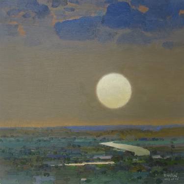 Original Romanticism Landscape Painting by Bhargavkumar Kulkarni