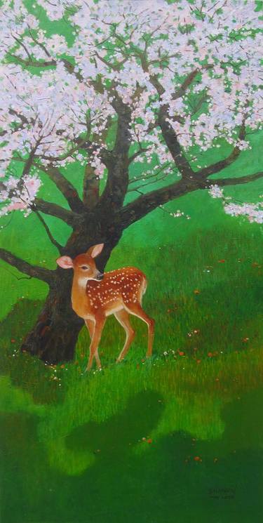 Original Impressionism Landscape Painting by Bhargavkumar Kulkarni