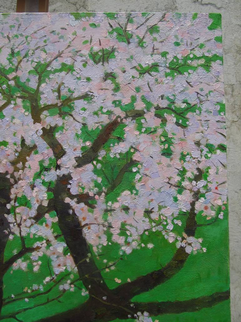 Original Impressionism Landscape Painting by Bhargavkumar Kulkarni