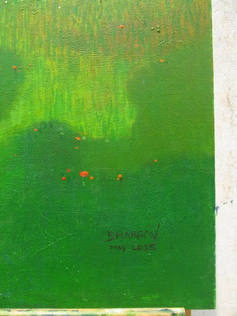 Original Impressionism Landscape Painting by Bhargavkumar Kulkarni