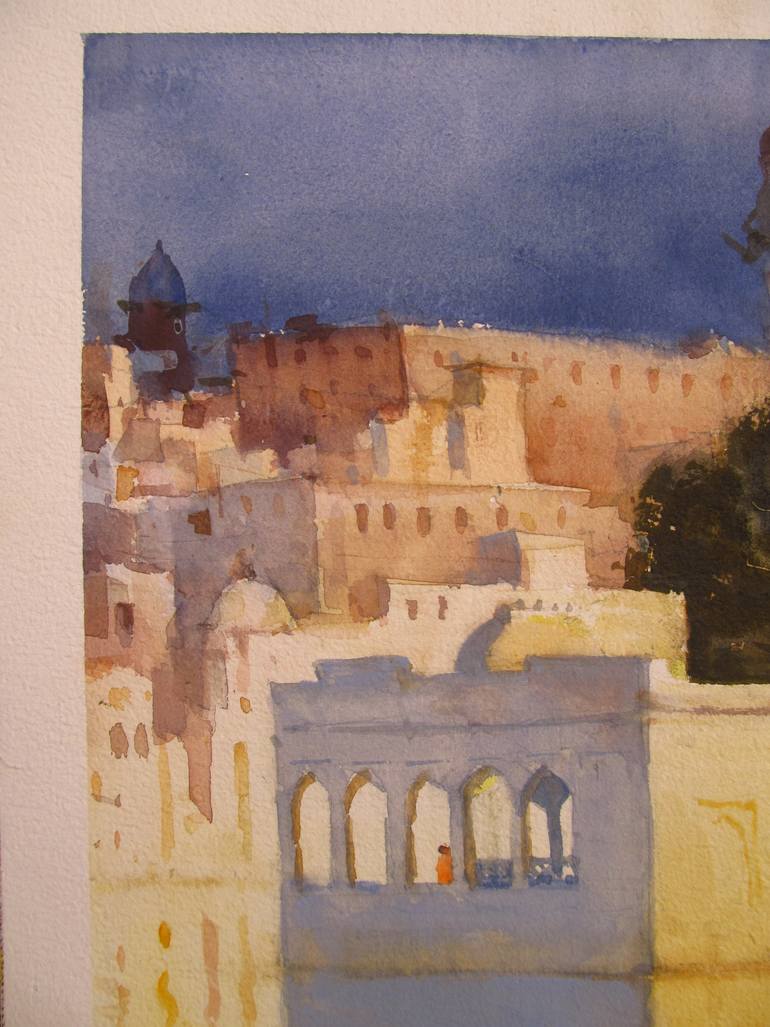 Original Realism Landscape Painting by Bhargavkumar Kulkarni