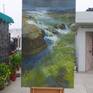 Artwork in studio