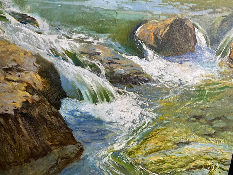 Original Impressionism Water Painting by Bhargavkumar Kulkarni