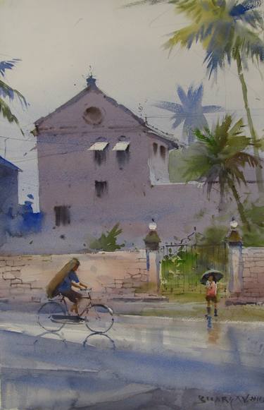 Original Rural life Paintings by Bhargavkumar Kulkarni