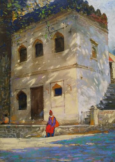 Original Impressionism Architecture Paintings by Bhargavkumar Kulkarni