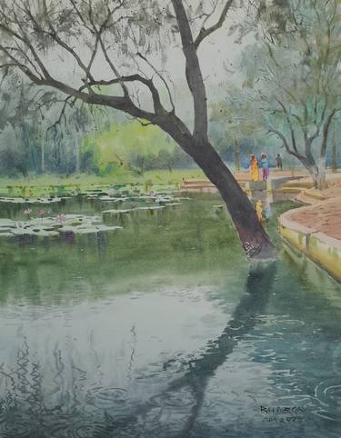 Original Realism Landscape Paintings by Bhargavkumar Kulkarni