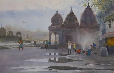Original Realism Landscape Paintings by Bhargavkumar Kulkarni