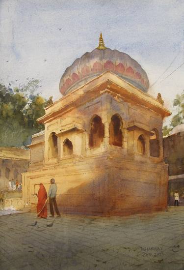 Original Architecture Paintings by Bhargavkumar Kulkarni