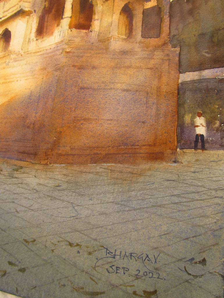 Original Contemporary Architecture Painting by Bhargavkumar Kulkarni