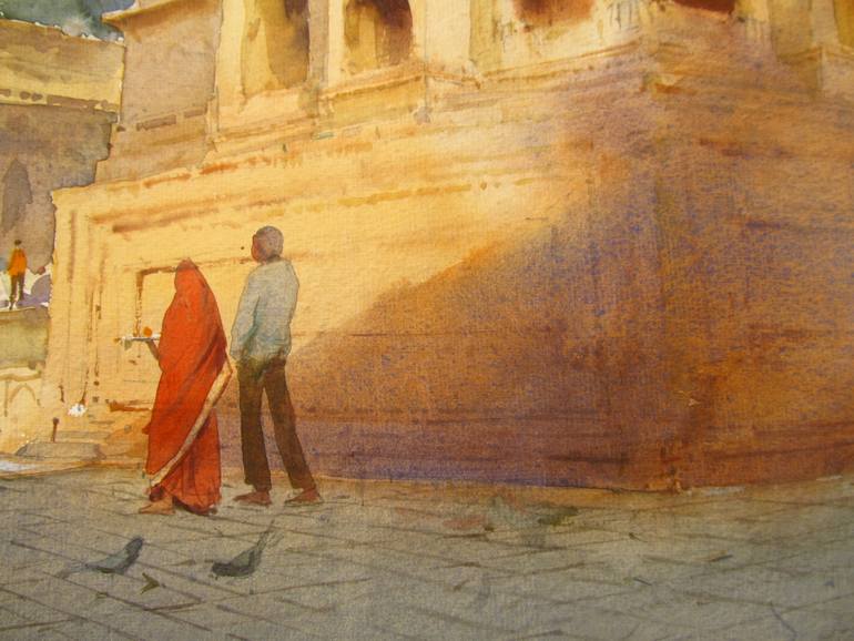 Original Contemporary Architecture Painting by Bhargavkumar Kulkarni