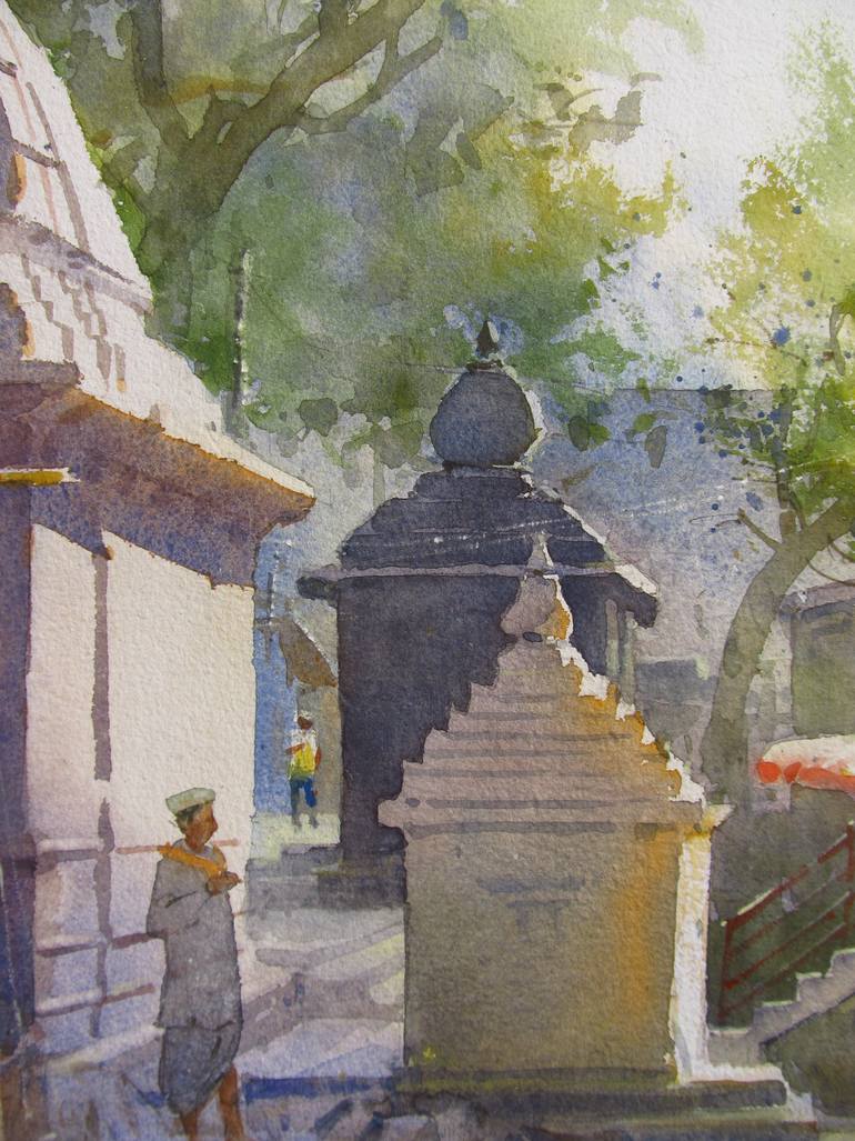 Original Contemporary Landscape Painting by Bhargavkumar Kulkarni