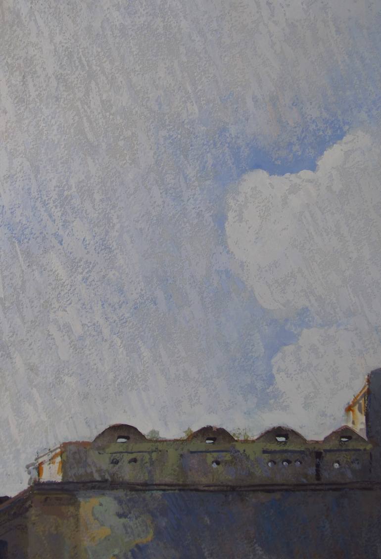 Original Contemporary Architecture Painting by Bhargavkumar Kulkarni