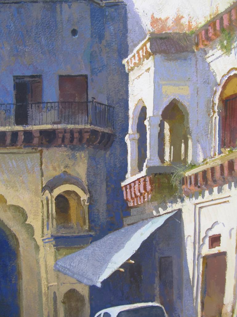 Original Contemporary Architecture Painting by Bhargavkumar Kulkarni