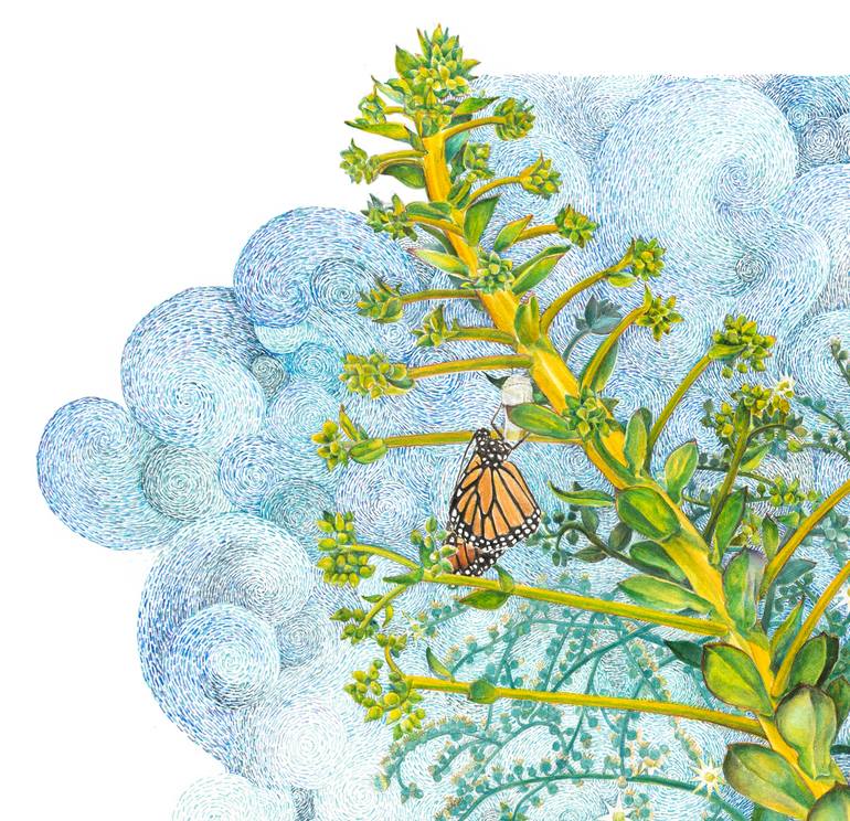 Original Illustration Animal Painting by Dorte Christjansen