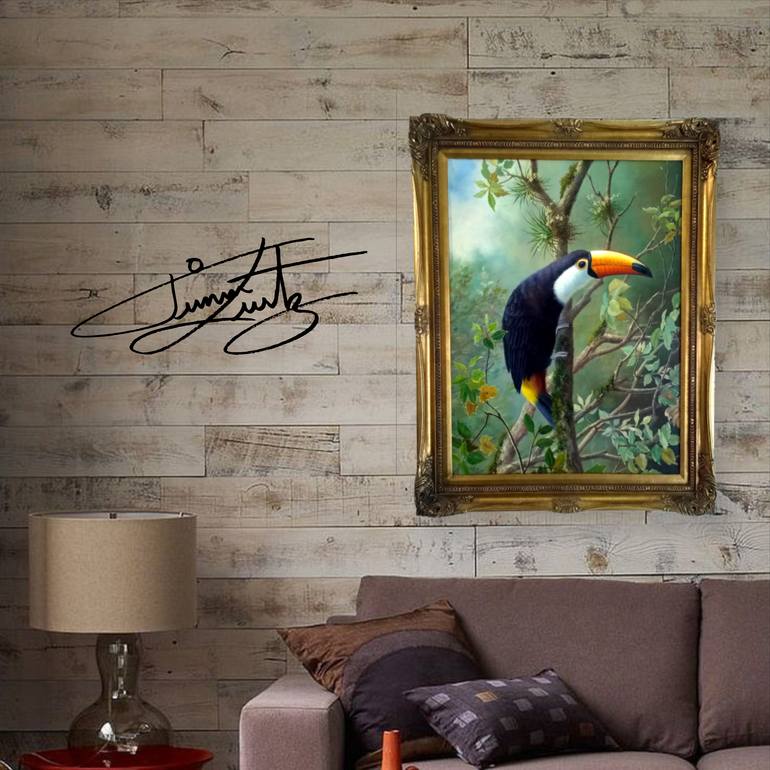 Original Art Deco Animal Painting by Timm Kurtz