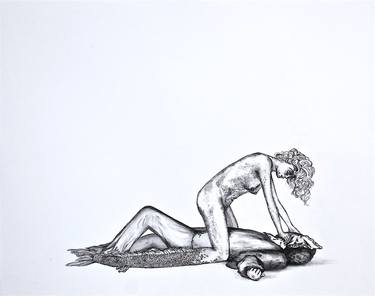 Print of Figurative Mortality Drawings by Laura Thipphawong