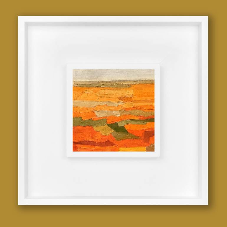 Original Abstract Landscape Painting by carrie kaufman