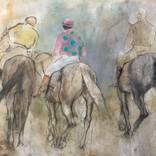 At The Races, After Degas by Michelle Key