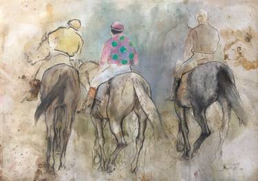 At The Races, After Degas thumb