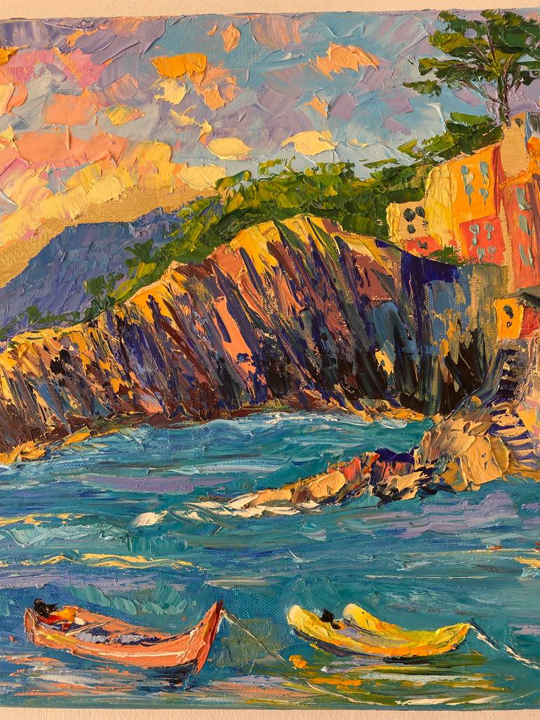 Original Impressionism Landscape Painting by Liudmila Sun