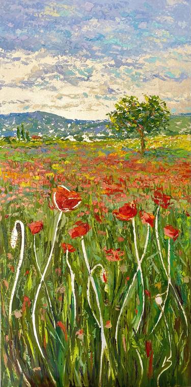 Original Impressionism Landscape Paintings by Liudmila Sun