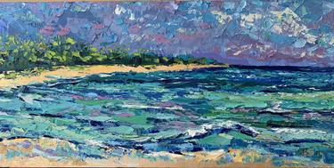 Original Impressionism Seascape Paintings by Liudmila Sun