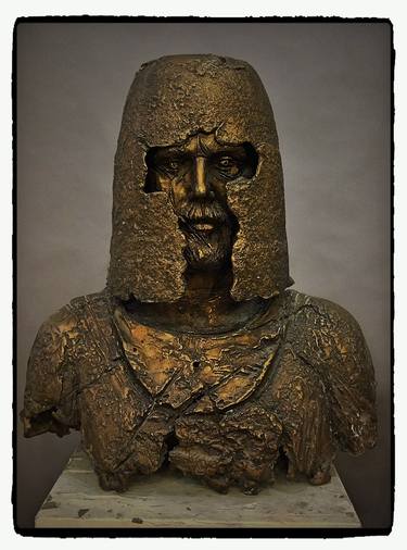 Original Figurative Portrait Sculpture by Sergey Serezhin