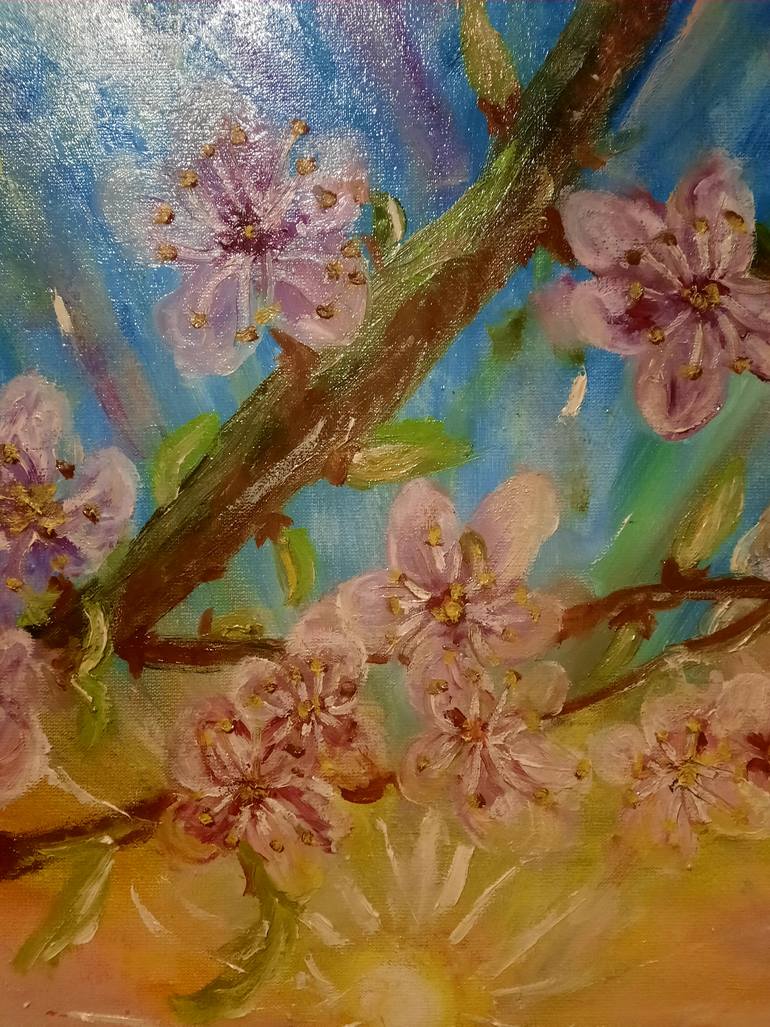 Original Impressionism Floral Painting by Iryna Koval'Chuk