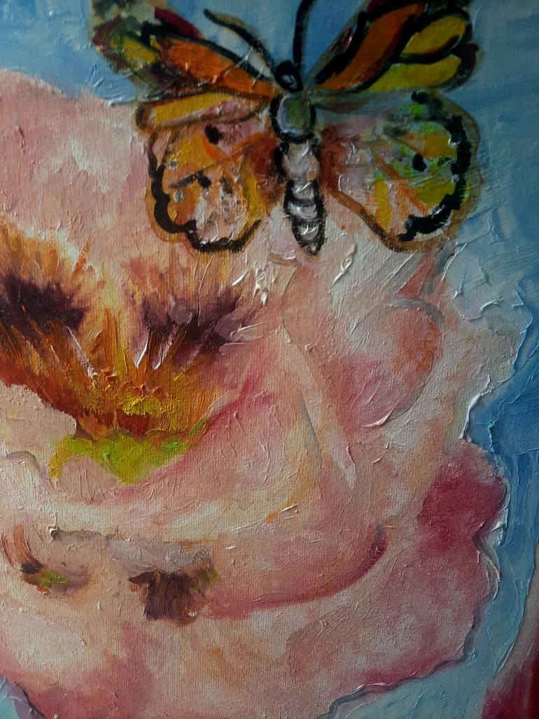 Original Impressionism Floral Painting by Irina Koval'Chuk