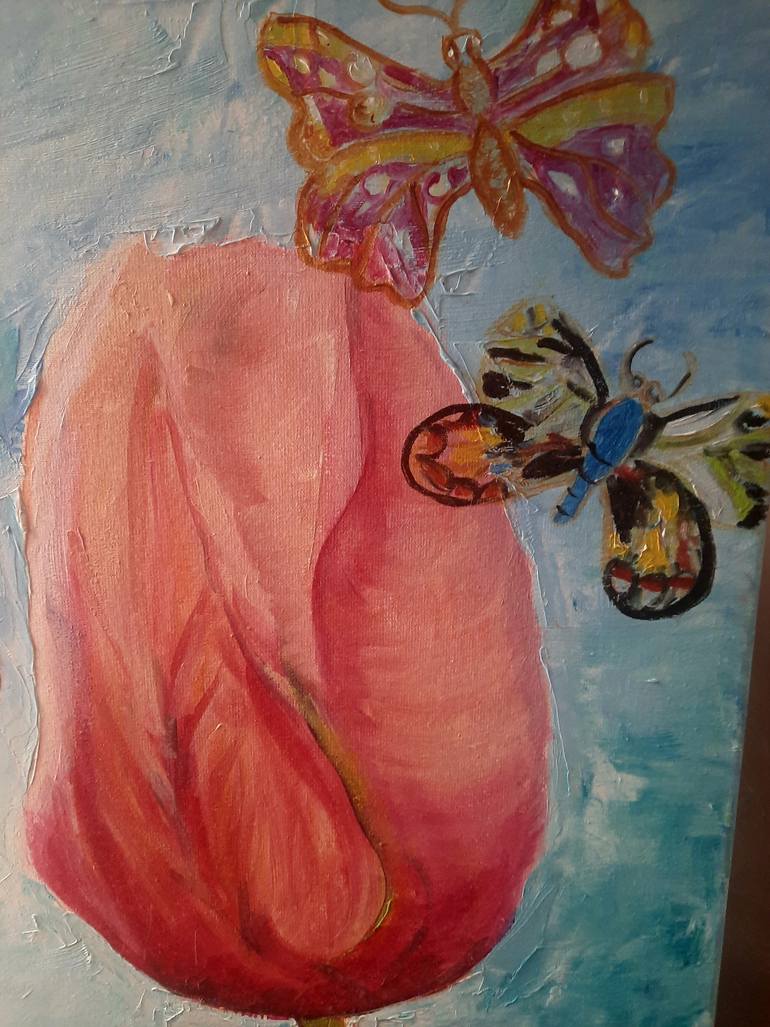 Original Impressionism Floral Painting by Irina Koval'Chuk