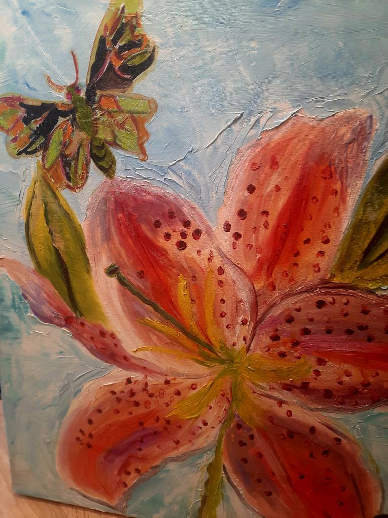 Original Impressionism Floral Painting by Irina Koval'Chuk