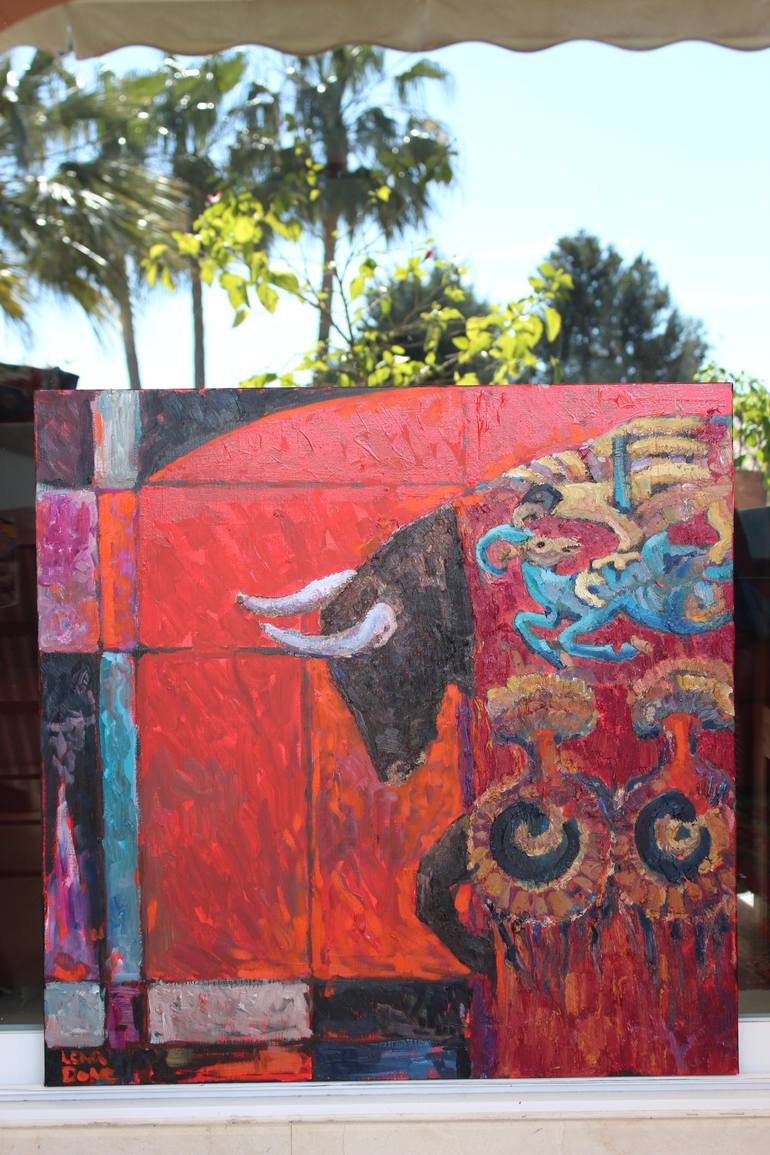 Original Contemporary Animal Painting by Lena Done