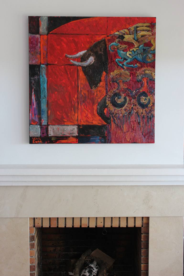 Original Contemporary Animal Painting by Lena Done