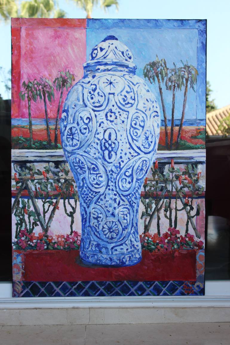 Original Contemporary Garden Painting by Lena Done