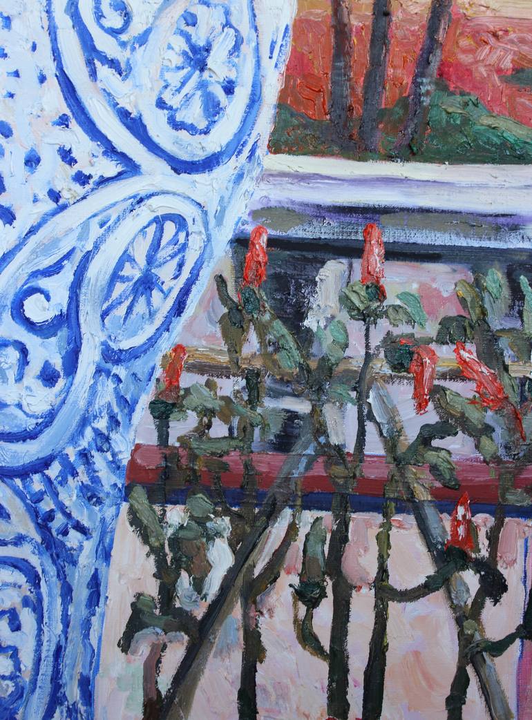 Original Contemporary Garden Painting by Lena Done