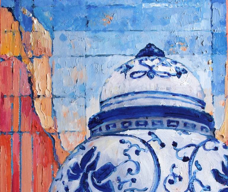 Original Impressionism Still Life Painting by Lena Done