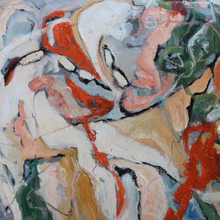 Original Abstract Expressionism Abstract Painting by Lena Done