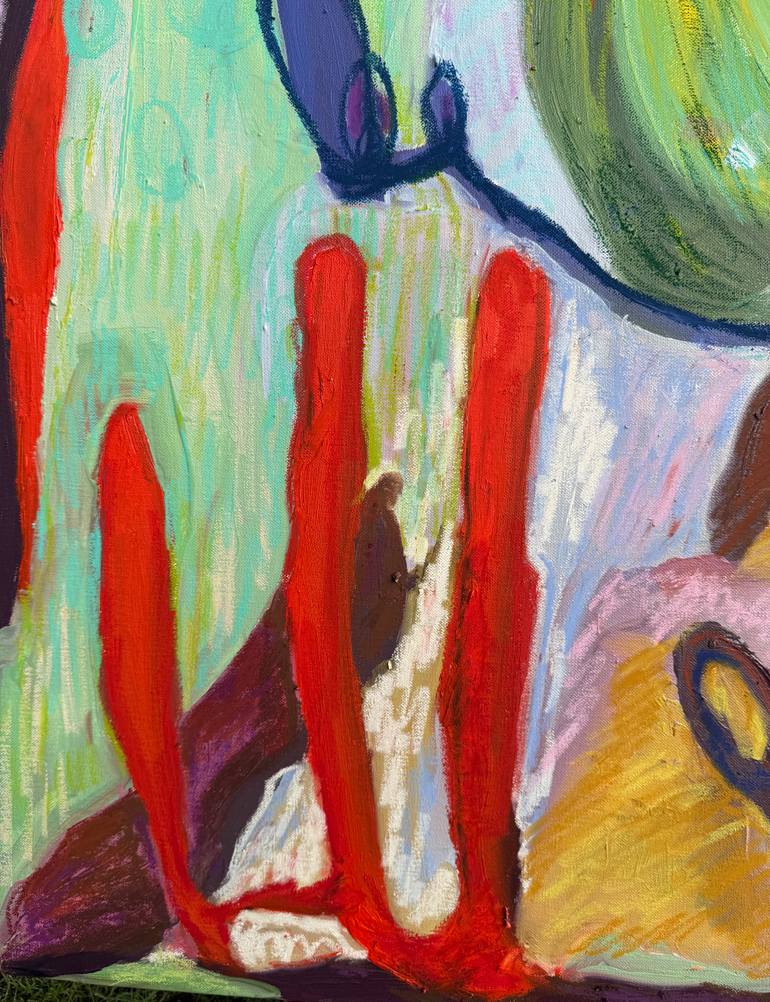 Original Surrealism Abstract Painting by Lena Done