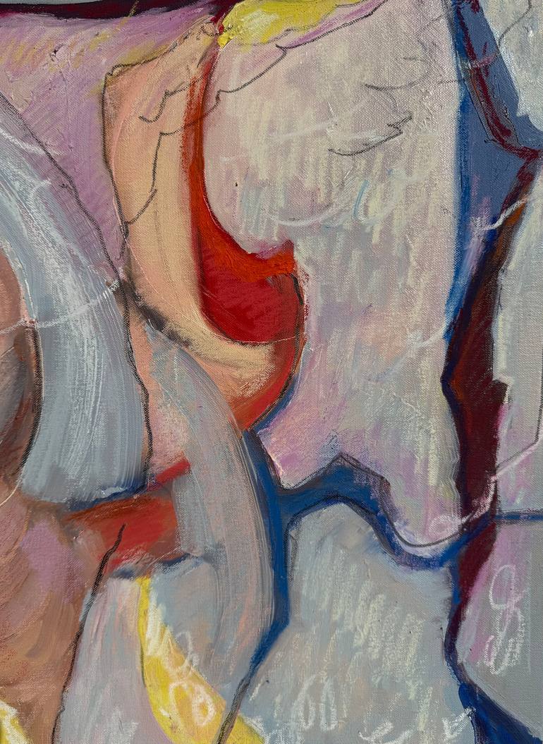 Original Surrealism Abstract Painting by Lena Done