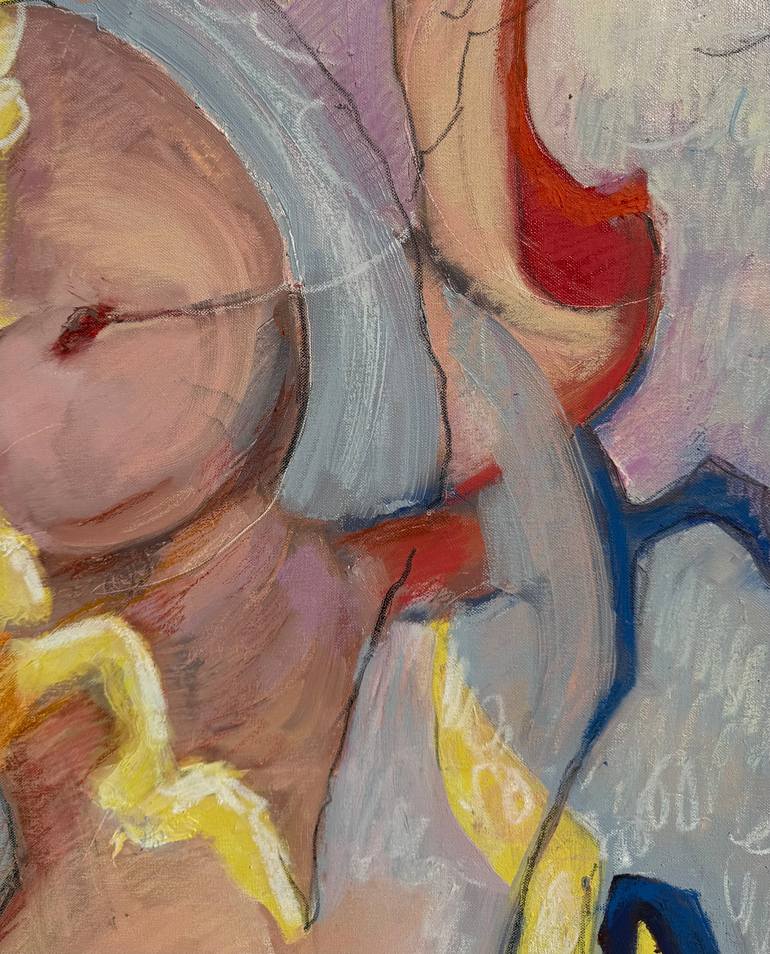 Original Surrealism Abstract Painting by Lena Done
