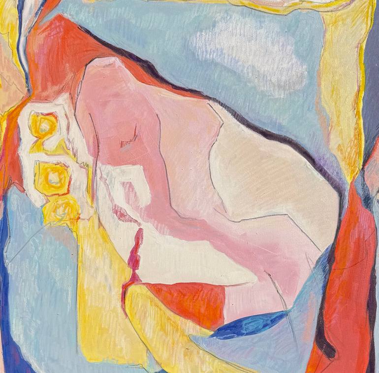 Original Surrealism Abstract Painting by Lena Done