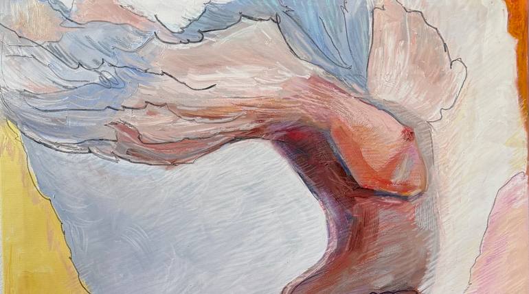 Original Abstract Body Painting by Lena Done