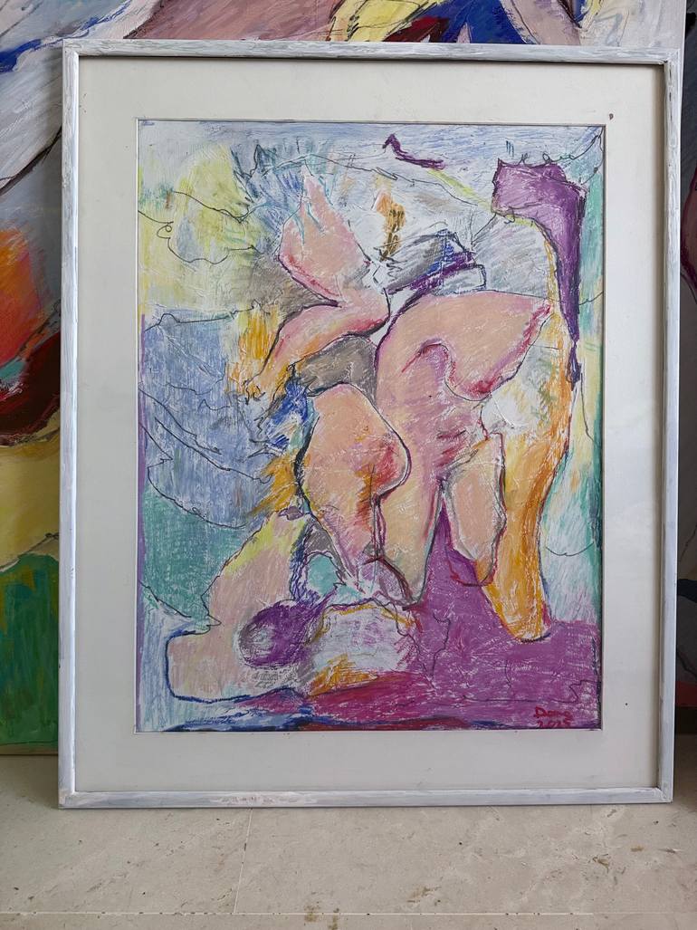 Original Contemporary Abstract Drawing by Lena Done