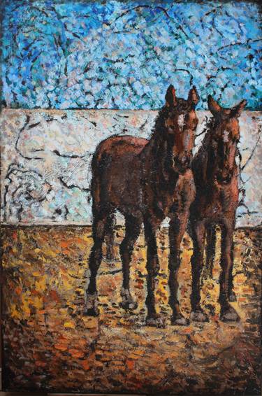 Print of Figurative Horse Paintings by Lena Done