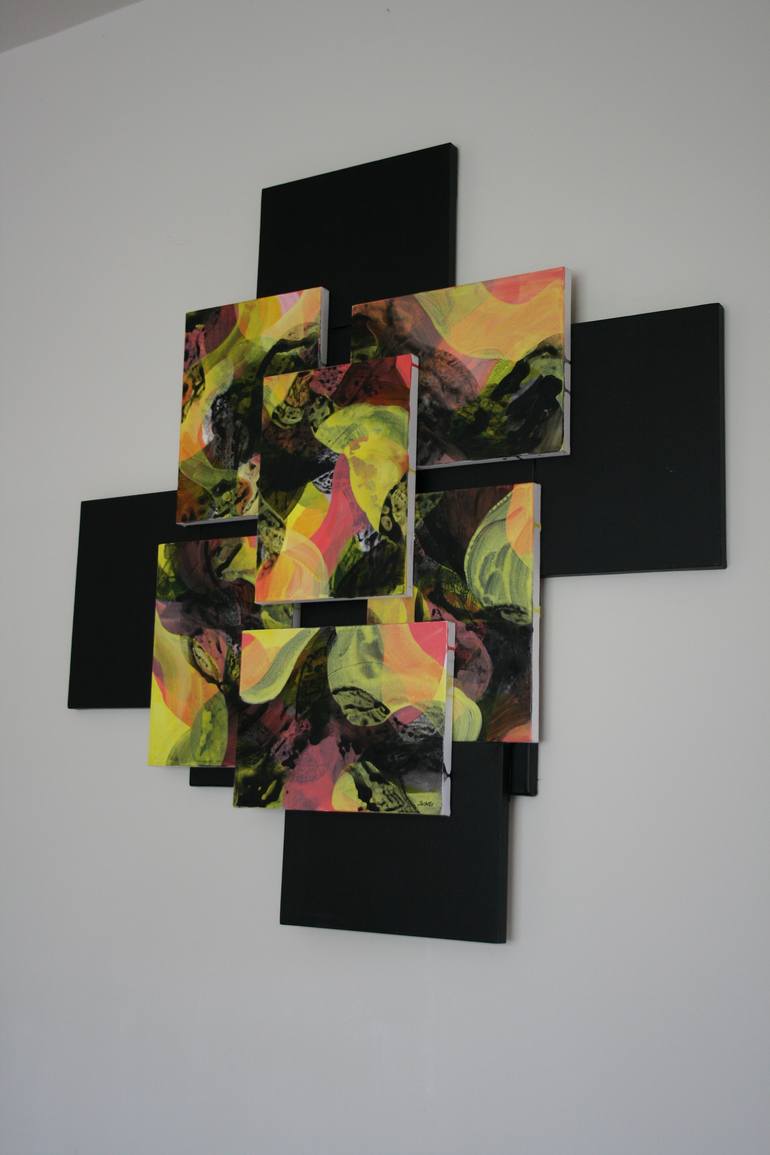 Original Conceptual Abstract Painting by Hannah Jung